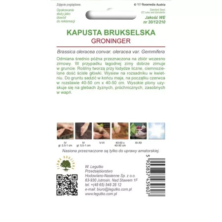Brukselka Groninger 1 g - Legutko 