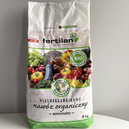 Fertilan - Nawóz Organiczny Uniwersalny 4 kg