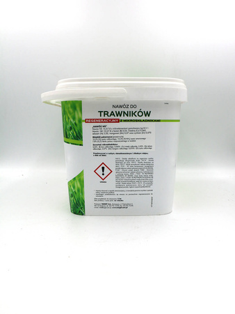 Nawóz do trawników regeneracyjny z mikroelementami 4 kg