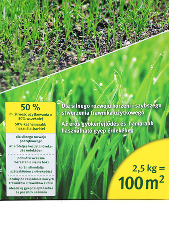 Startowy nawóz do trawy LY 100 2,5 kg – Wolf Garten