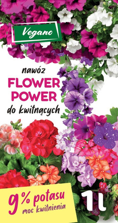 Nawóz do roślin kwitnących z dużą zawartością potasu Flower Power Vegano 3 x 1000 ml