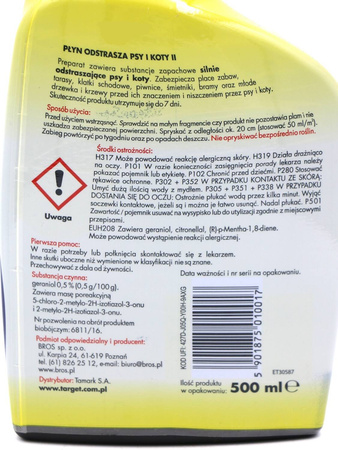Płyn odstraszający psy i koty 500 ml Target