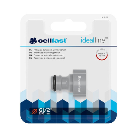 Przyłącze z gwintem wewnętrznym (ABS) Ideal 1/2" – Cellfast