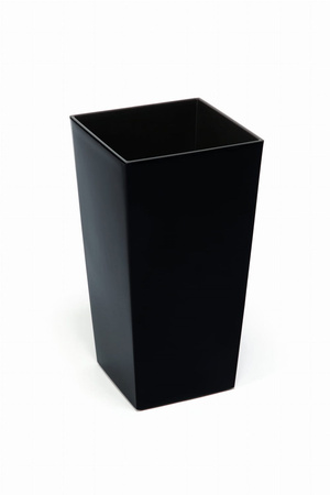 Doniczka Ø250 mm Mira Eco Recycled – Czarna – Lamela