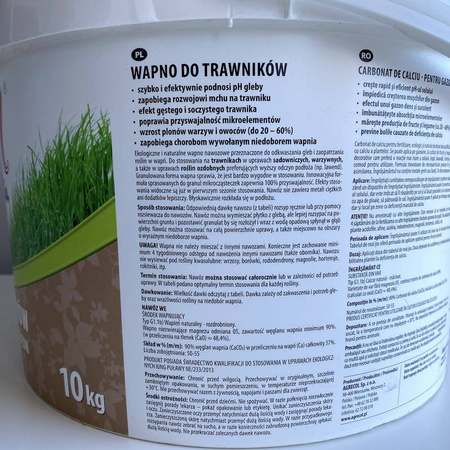 Wapno Do Trawników – Nawóz Wapniowy 10 kg