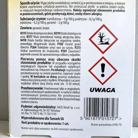 Max Płytka na owady latające i biegające