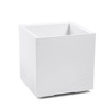 Kwietnik Karo Eco Recycled Beton 400x400 Biały
