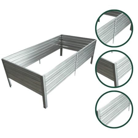 Podwyższona Grządka – 150x75x30 cm – Klasika Garden