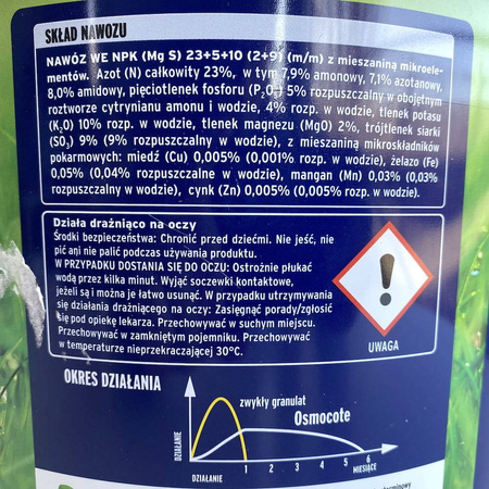 SUB Nawóz Osmocote do trawnika 15 kg