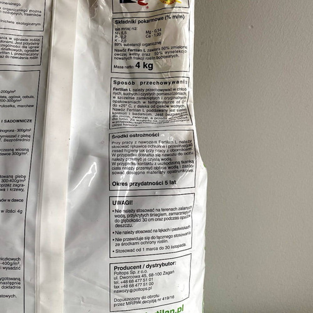 Fertilan - Nawóz Organiczny Uniwersalny 4 kg
