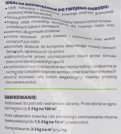 Bazalt granulowany 15 kg Target