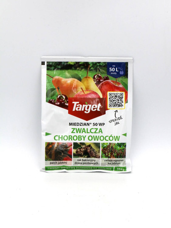 Miedzian 50 WP środek zwalczający choroby warzyw i owoców 100 g Target